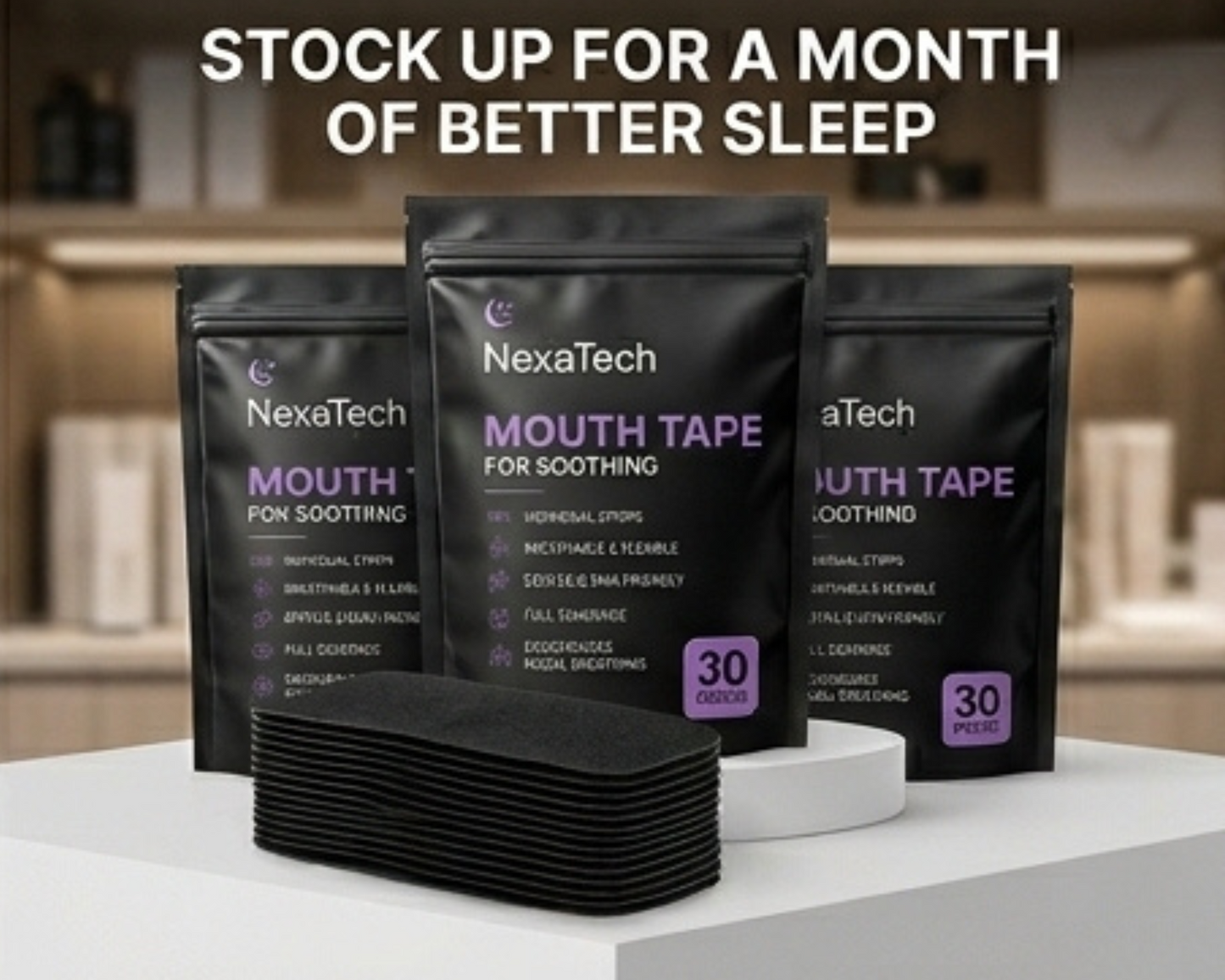 NexaTech Sleep Support Mouth Tape